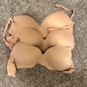 Victoria's Secret Tan Bra Trio